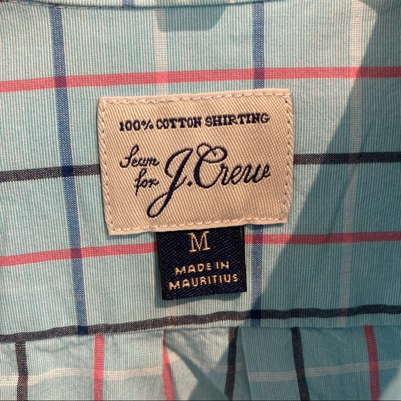 J. Crew aqua button down - Picture 3 of 10